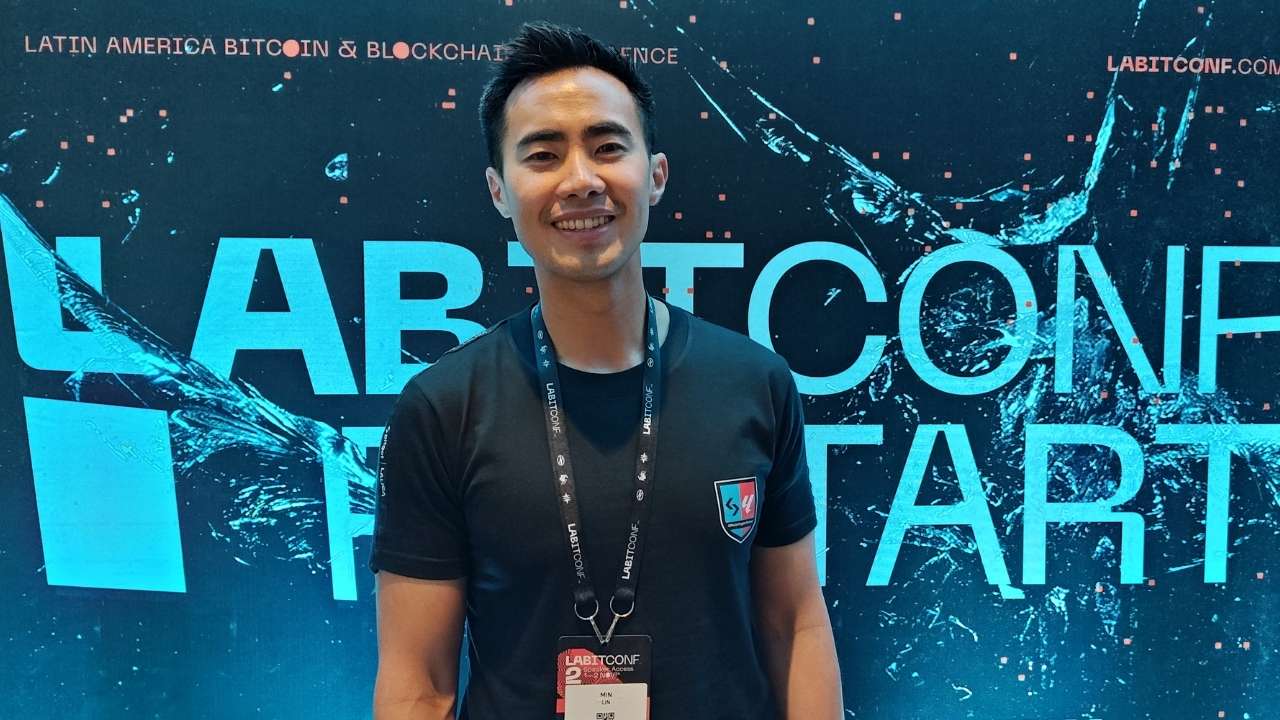 Min Lin, Director de Negocios (CBO) de Bitget para Latinoamérica, en Labitconf 2024