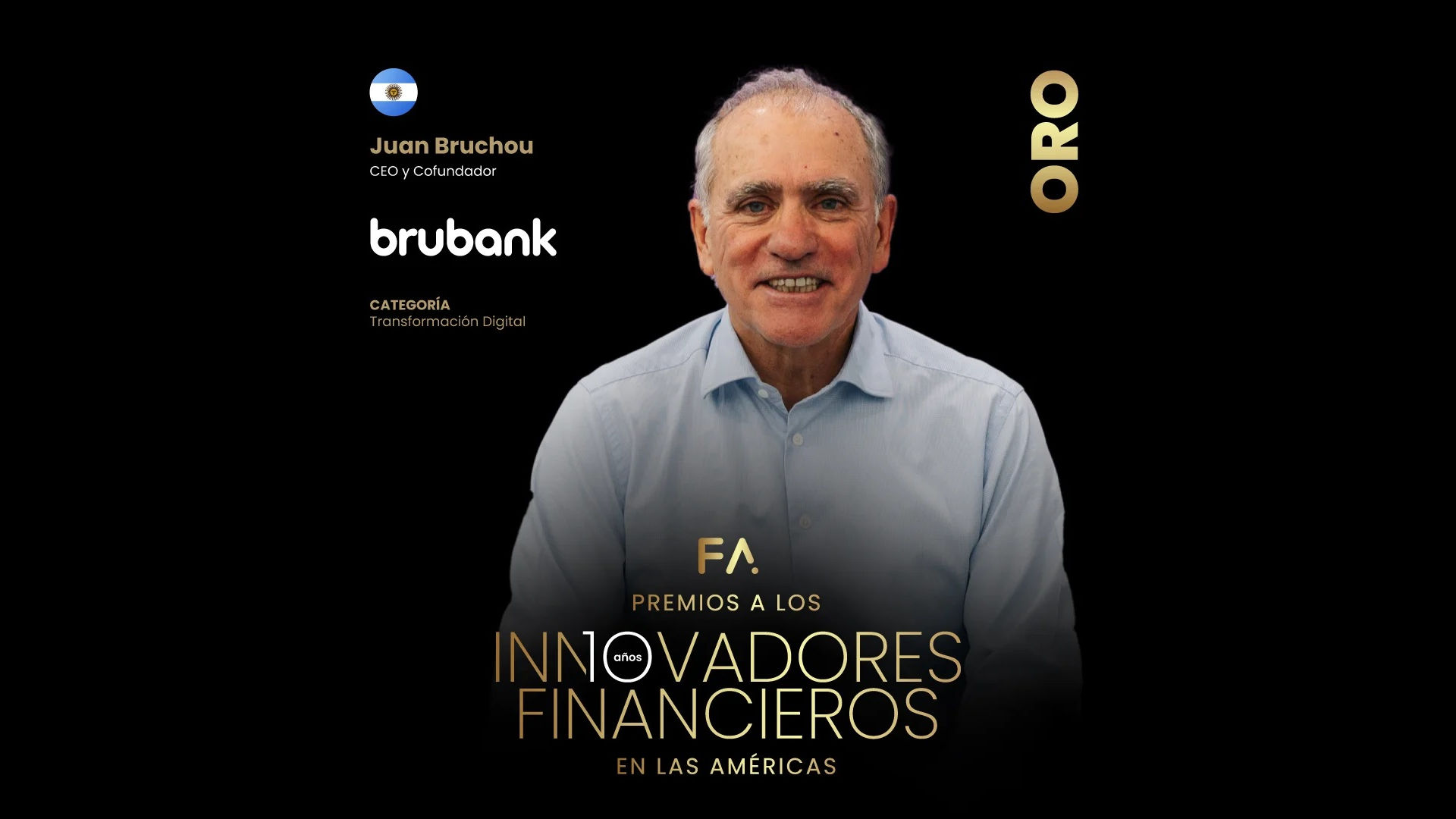 Brubank fue distinguido en en el Premio a la Innovación Financiera en las Américas