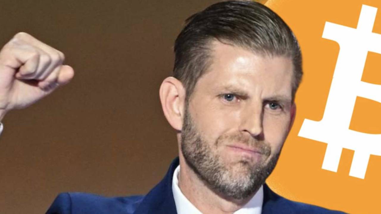 Eric Trump, uno de los hijos del mandatario que apoya el proyecto DeFi de WLFI
