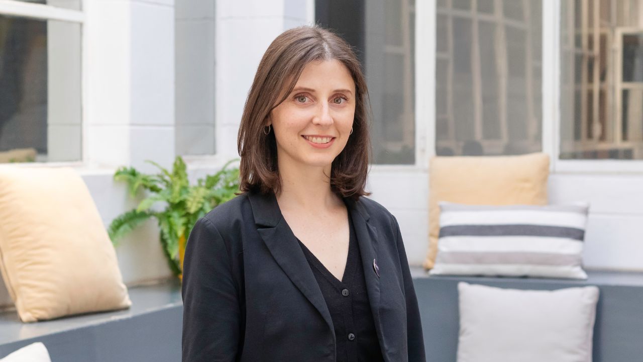 Ella es María Renner, vocera y líder científica de GridX 