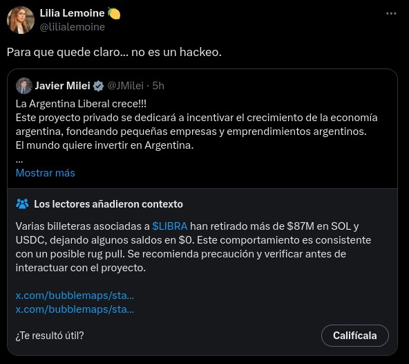 El mensaje de Lemoine