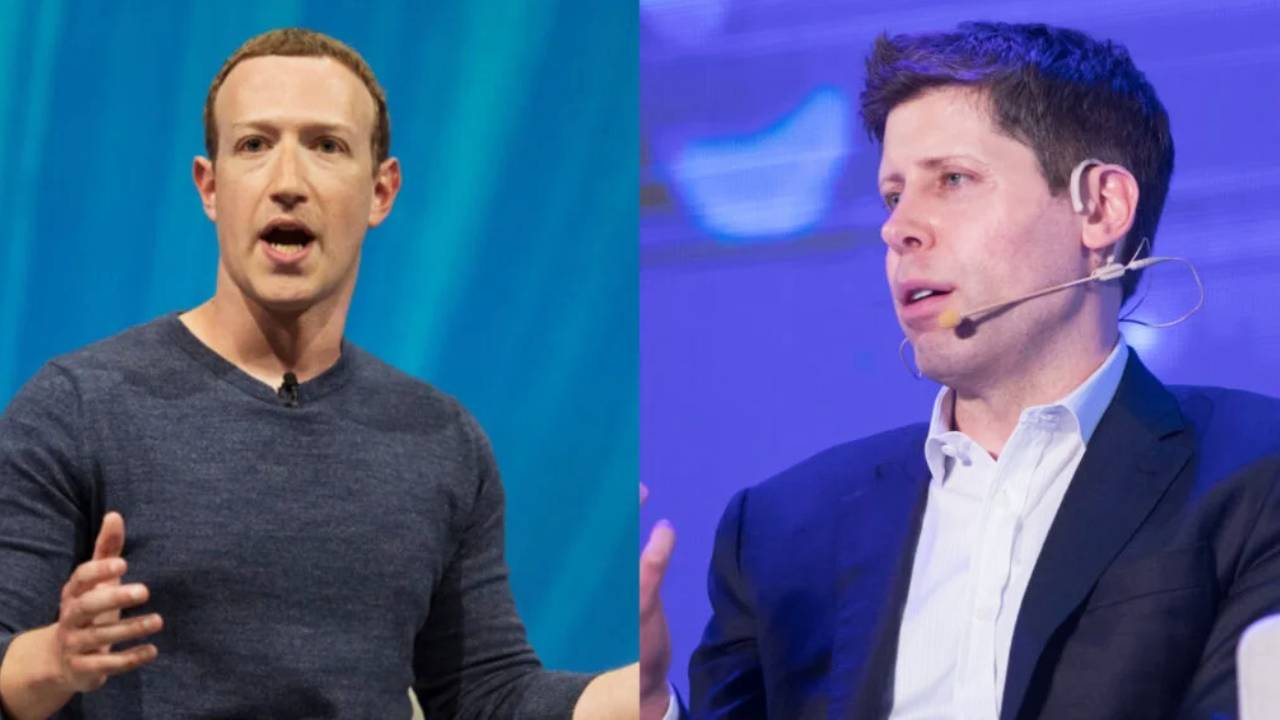 Sam Altman arremetió contra Mark Zuckerberg, de Meta, por trabajar en su propio modelo de IA