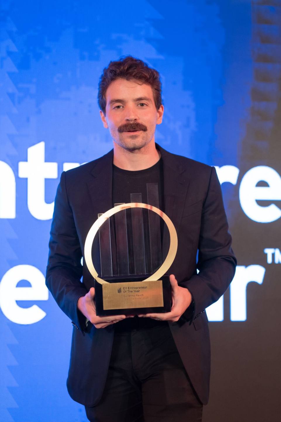 Guillermo Rauch, ganador del Master del Entrepreneur of the Year EY 2025