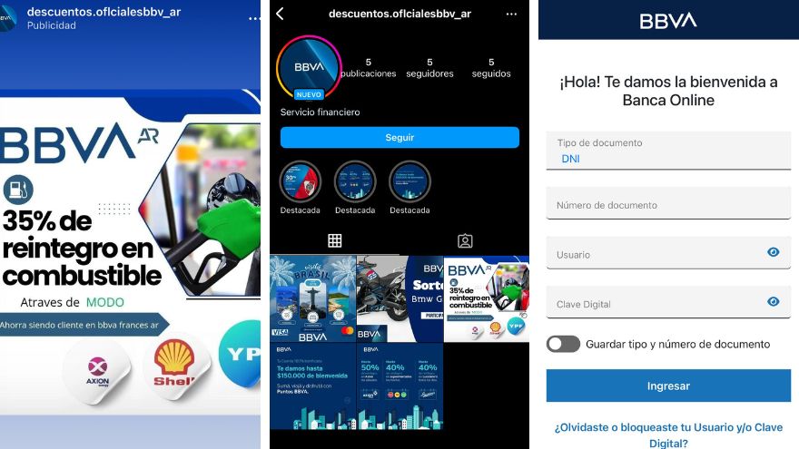 La falsa promoción que busca acceder a tus credenciales bancarias