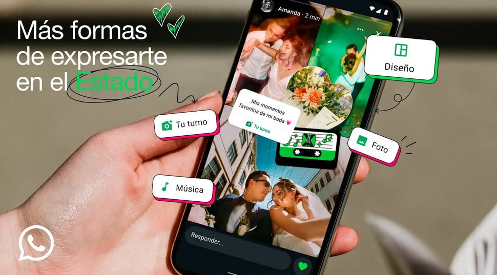 Novedades en los Estados de WhatsApp