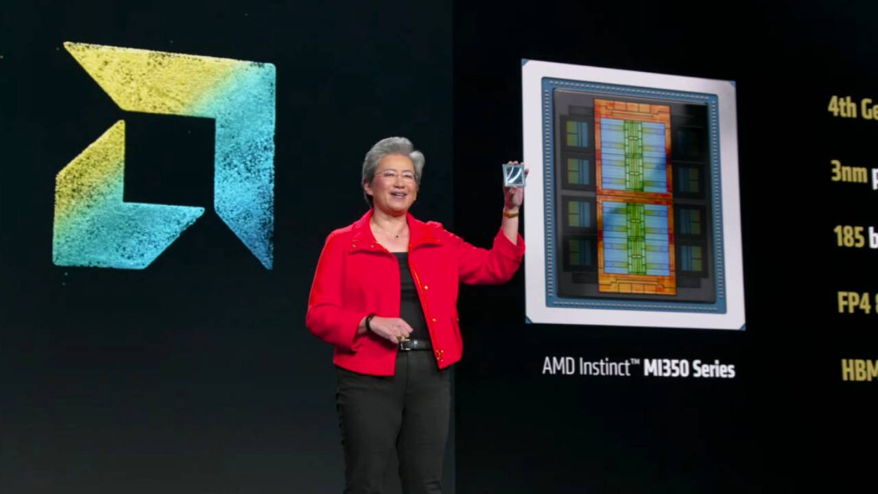AMD presentó sus nuevos procesadores de inteligencia artificial y sus acciones se dispararon un 5%