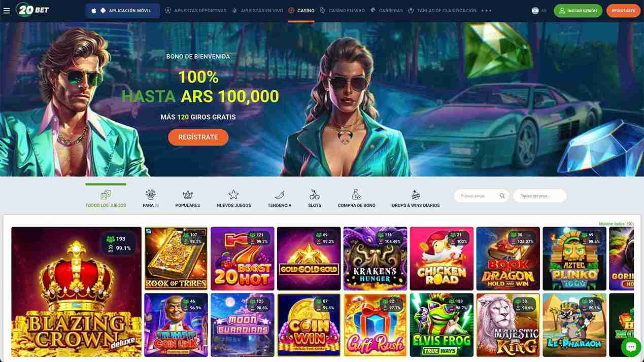 20Bet Casino en Línea para Ganar Dinero Real