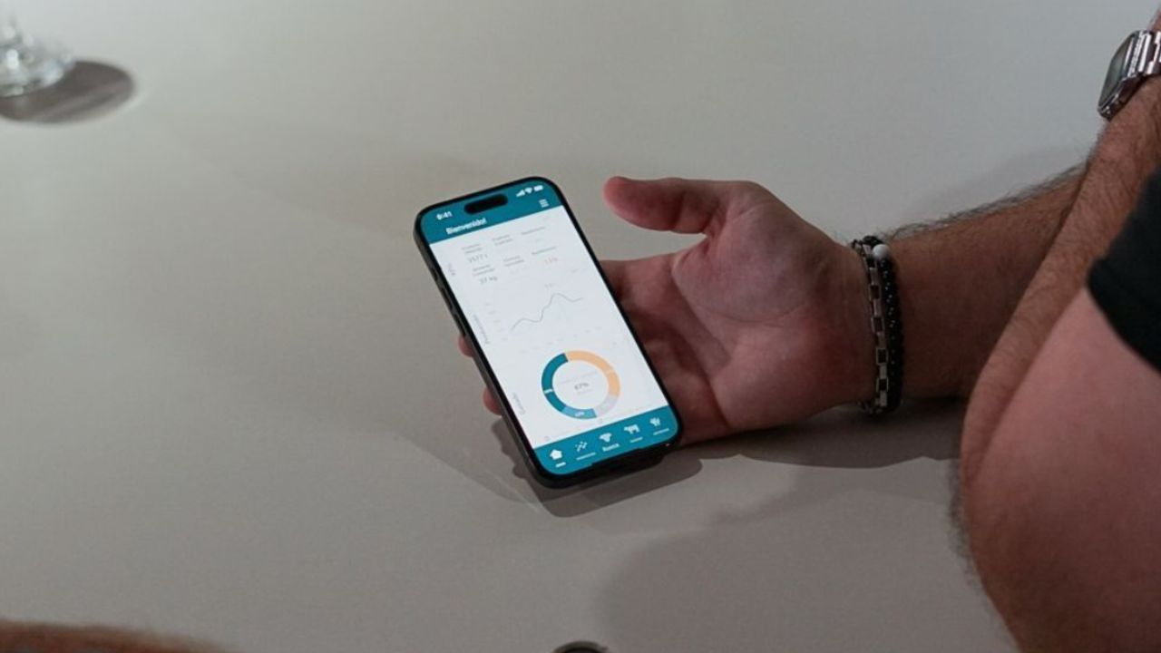 Así se ve la interfaz de la aplicación de los productores