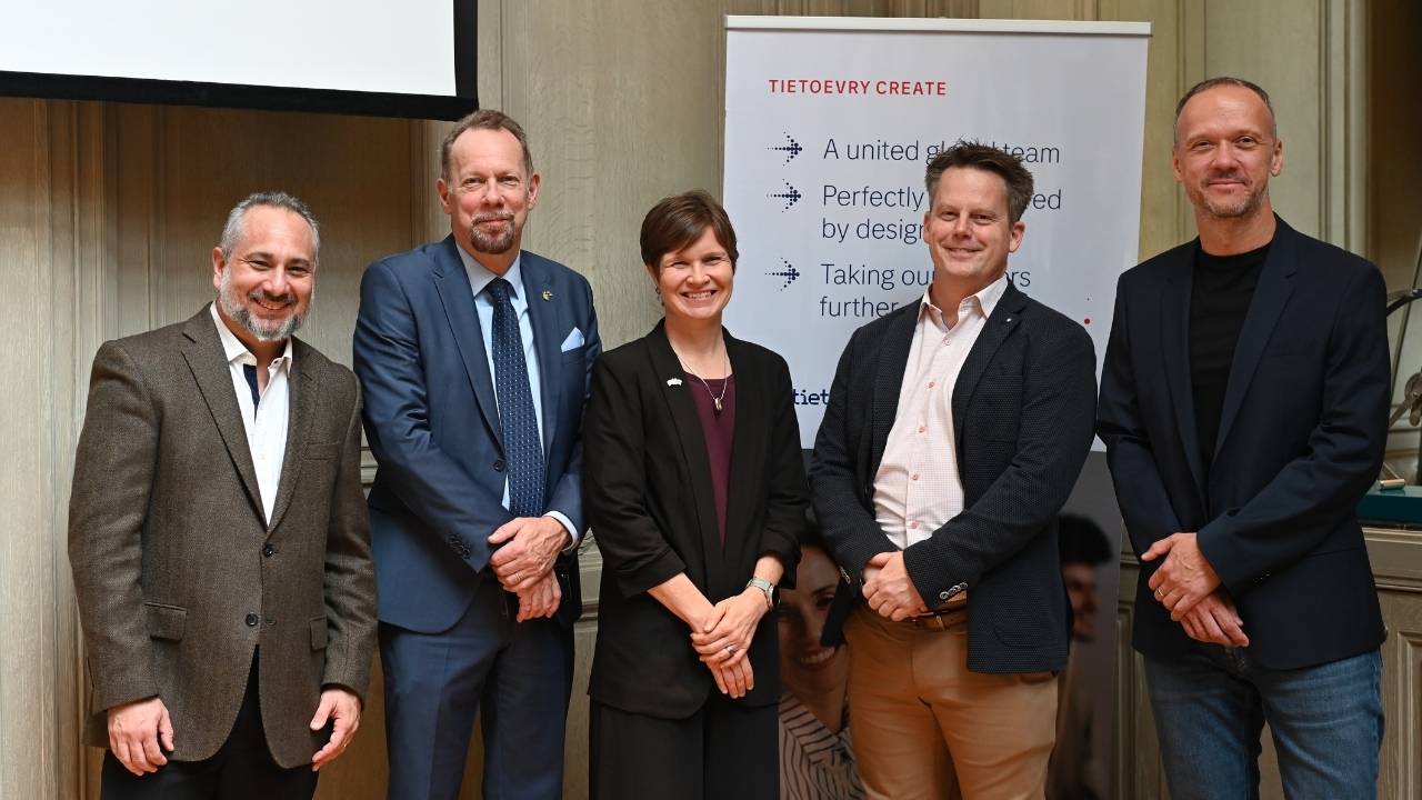 En el anuncio oficial, hubo representanes de Tietoevry y la Embajada de Finlandia en Argentina