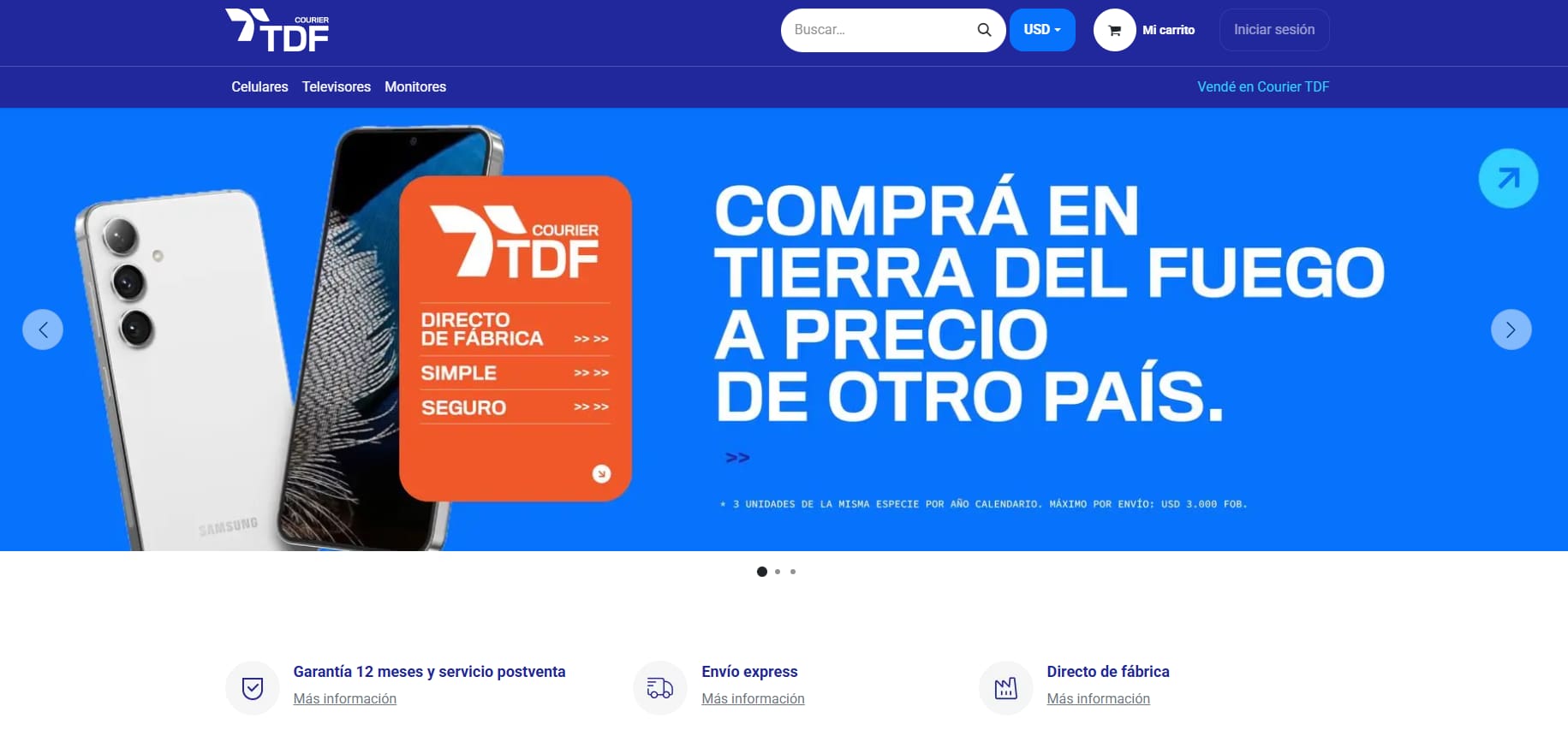 Así es CourierTDF, la nueva plataforma para comprar productos desde Tierra del Fuego