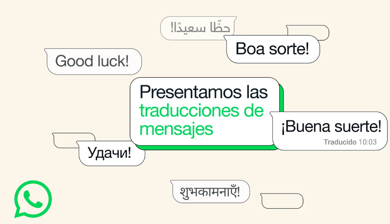 WhatsApp lanza la traducción de mensajes en diferentes idiomas