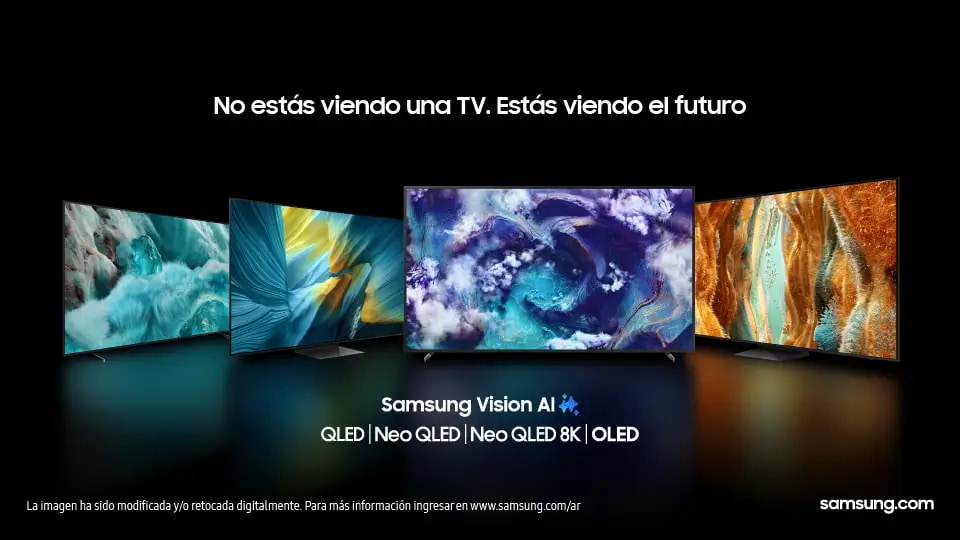 Samsung Argentina lanzó Vision AI, sus nuevos televisores con inteligencia artificial incorporada.
