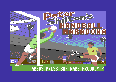 Tapa del videojuego: Peter Shilton's Handball Maradona