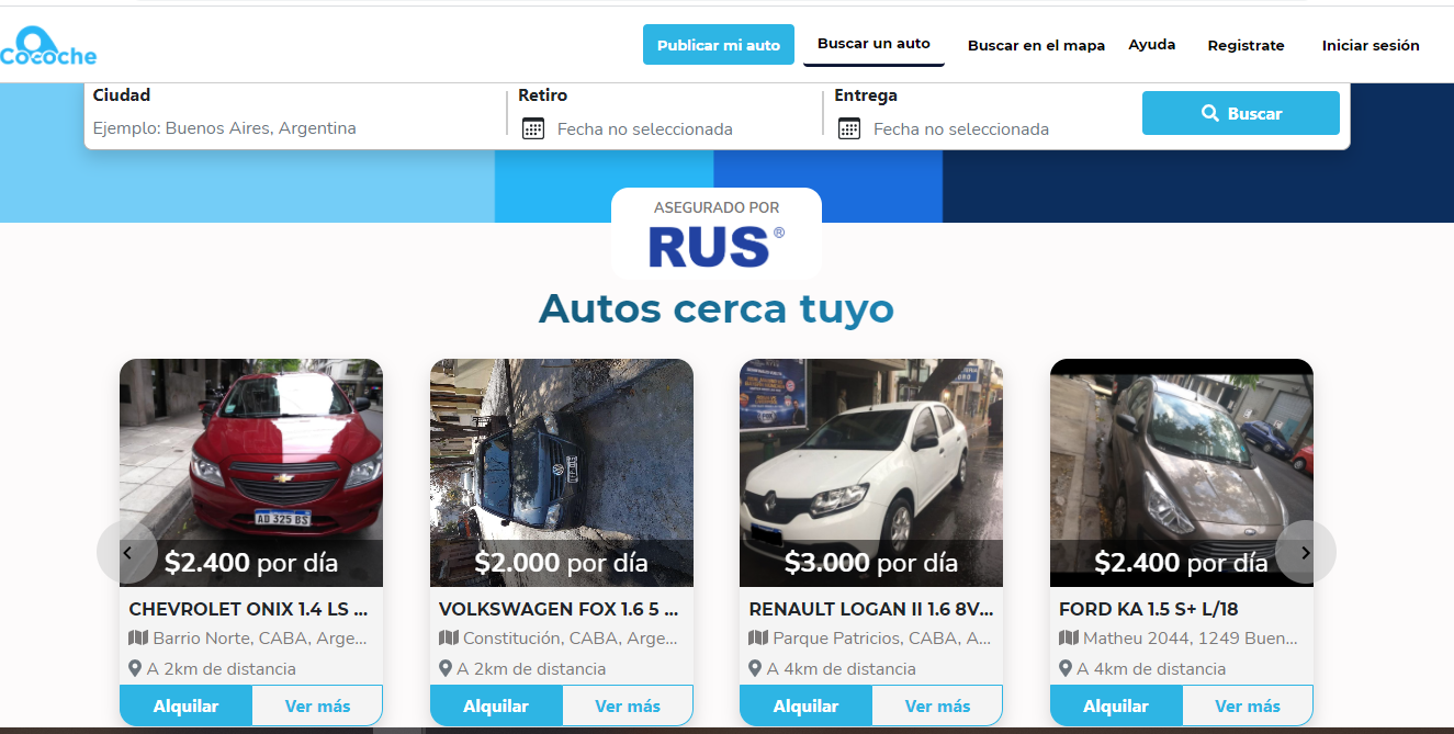 Los dueños de vehículos pueden alquilarlos el tiempo que quieran y generar ingresos adicionales