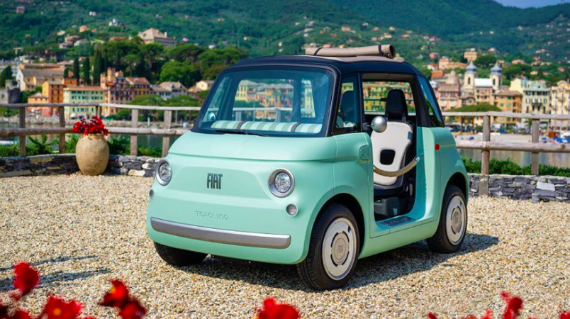 Fiat dio a conocer cómo será su nuevo vehículo eléctrico, el Topolino.