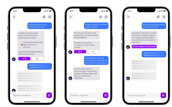 GAIA facilita la toma de decisiones en el día a día para optimizar las finanzas personales