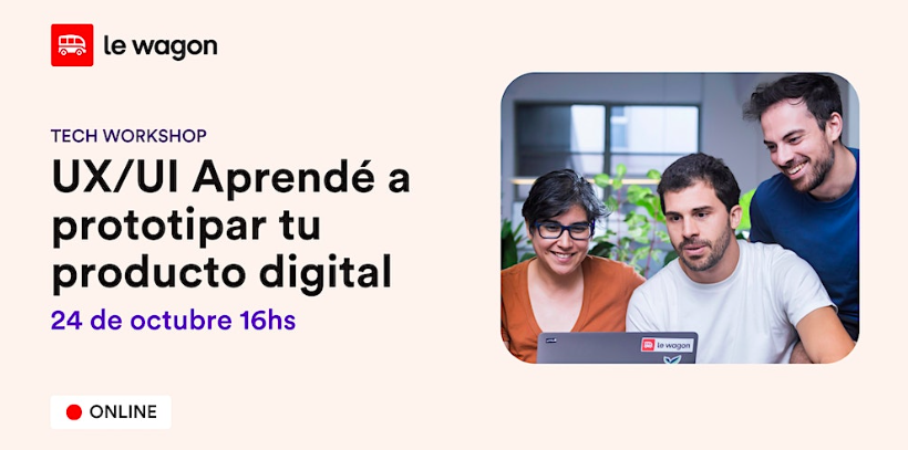 Le Wagon llevará a cabo un workshop gratuito online el 24 de octubre.